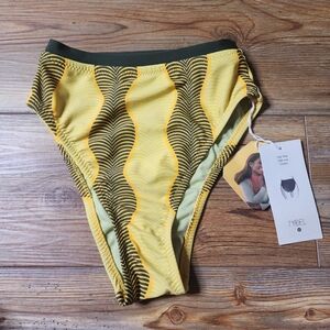 Fe Noel x Target Cheeky Bikini Bottom Womens XXS Yellow NEW